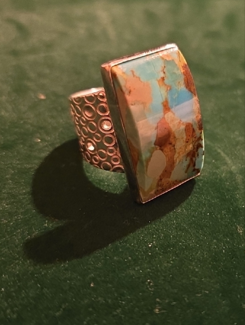 Bold Unique Ring- Size 9.75 - .925